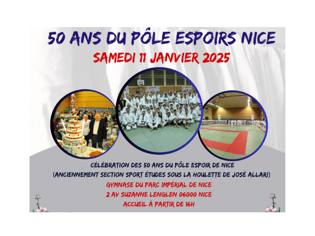 Image de l'actu 'Les 50 ans du Pôle Espoirs de Judo de Nice'