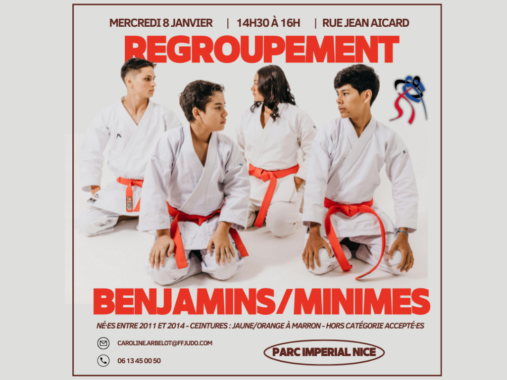 Image de l'actu 'Regroupement Benjamins-Minimes au Parc Impérial : Rendez-vous le 8 Janvier !'