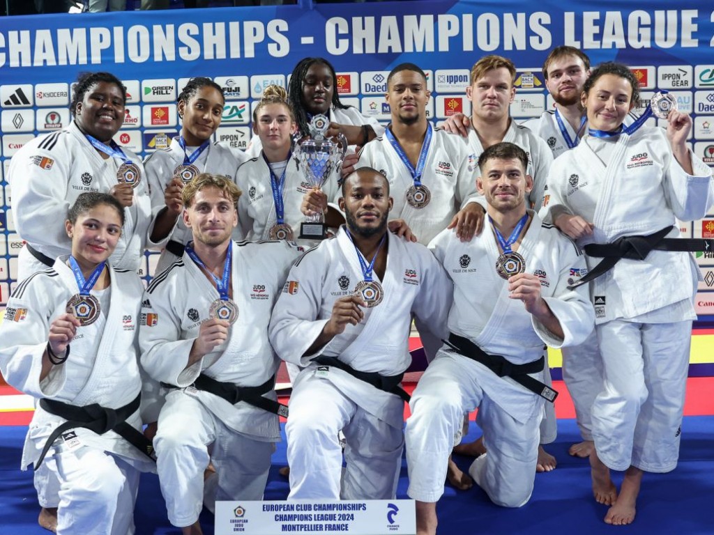 Image de l'actu 'Le Judo Nice Métropole brille en Champions League et repart avec le bronze !'